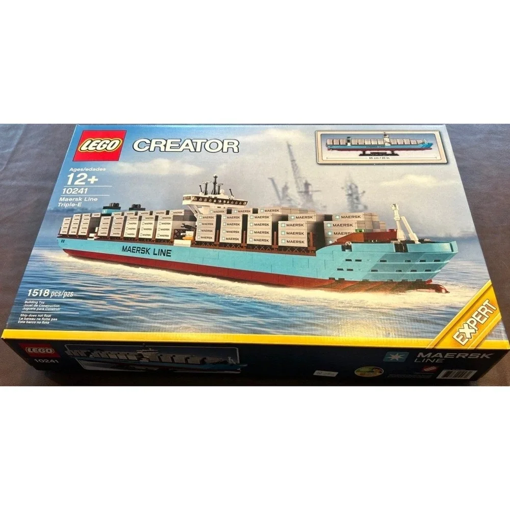 NEW NIB LEGO Creator Expert Maersk Line Triple-E (10241) Set Sealed minor wear‎